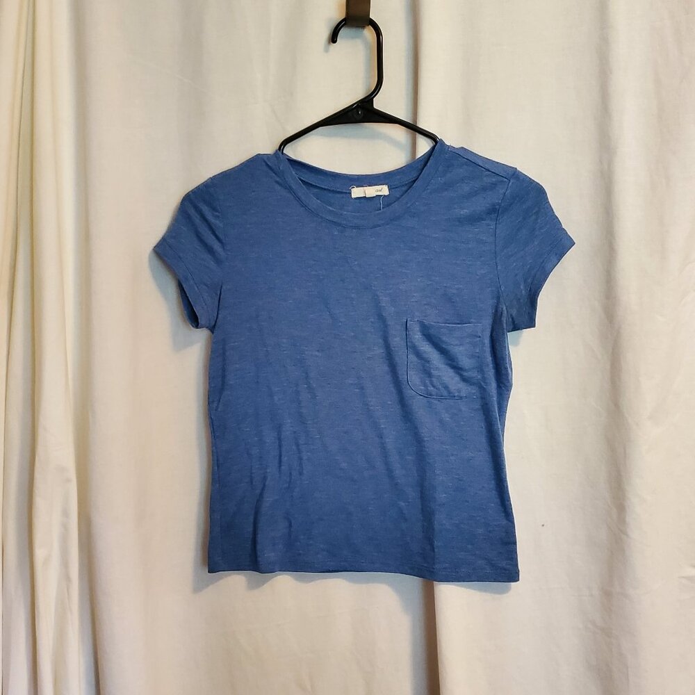 Wet Seal Cropped T-shirt with Pocket
